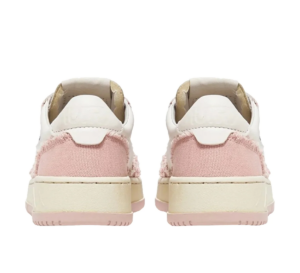 Giay Autry Medalist Low Leather Canvas 'Pink White' AULW-CB05