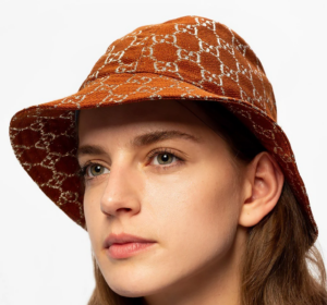 Mu Gucci Lurex Hat 'Brown' 631951-3HK74-2500