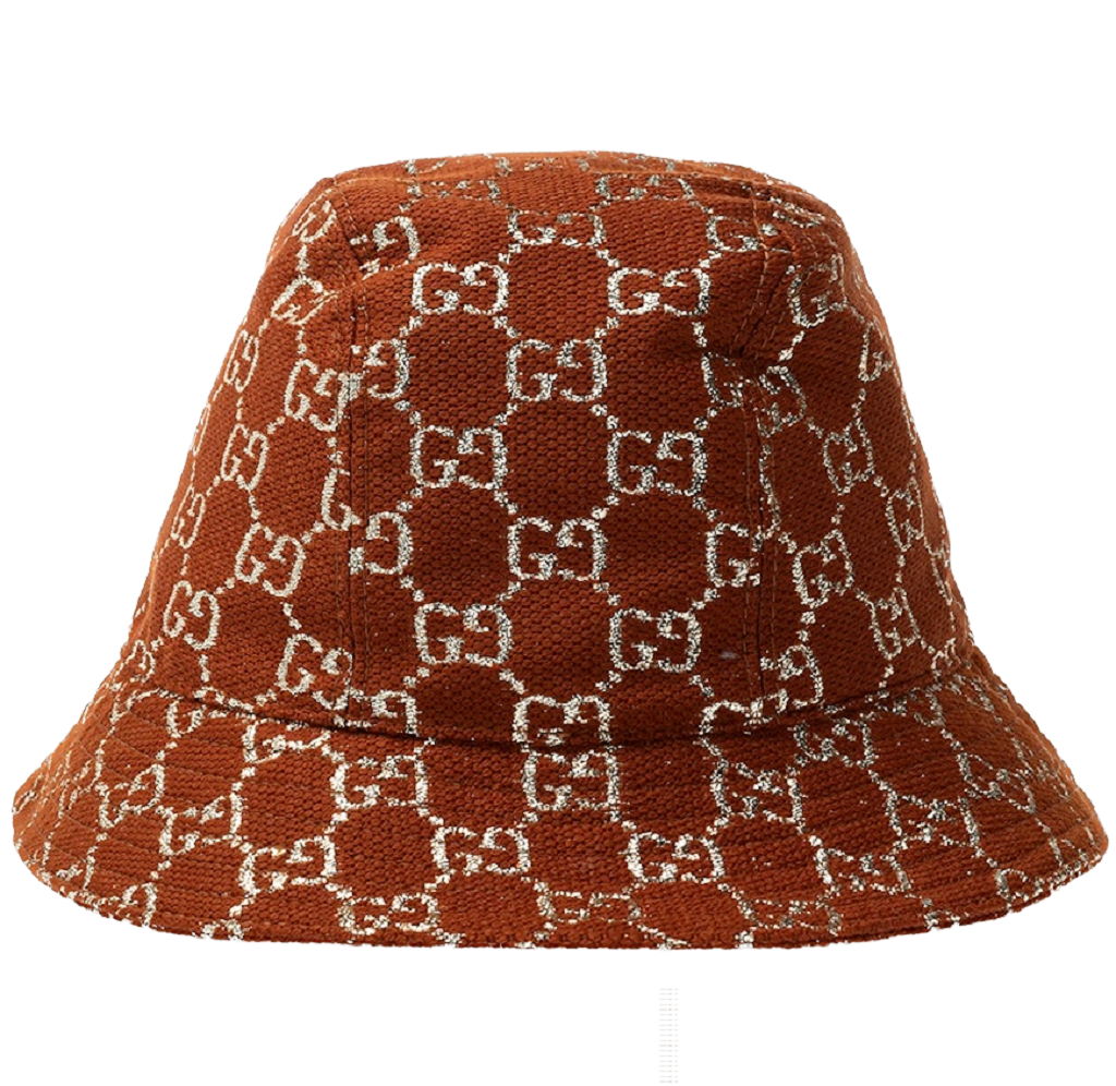 Mu Gucci Lurex Hat 'Brown' 631951-3HK74-2500
