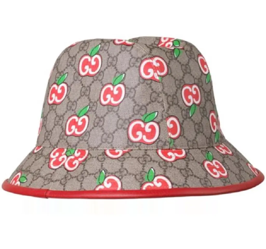 Mu Gucci Bucket Hat GC 'Red Apple' 628445-4HL96-8474