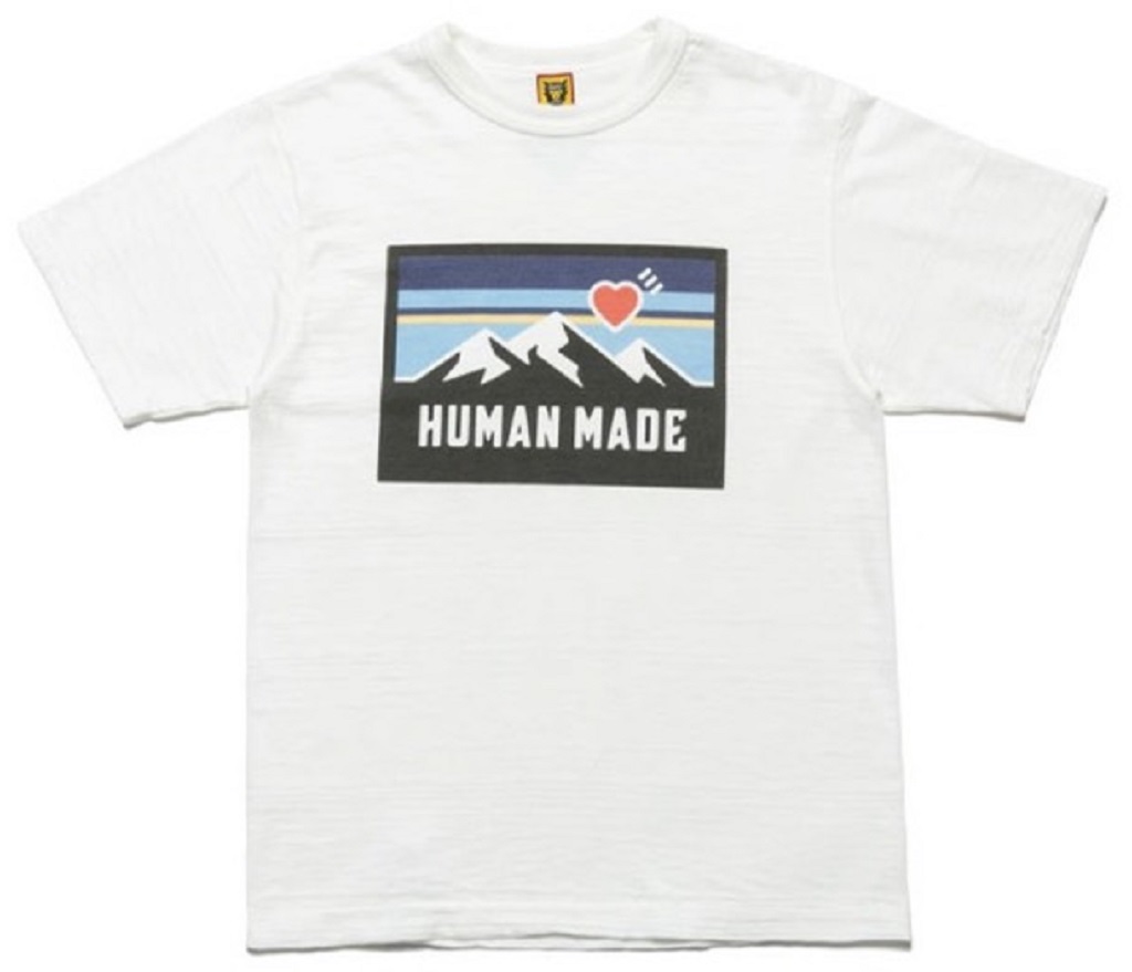 Ao Human Made Cartoon Print 'White'