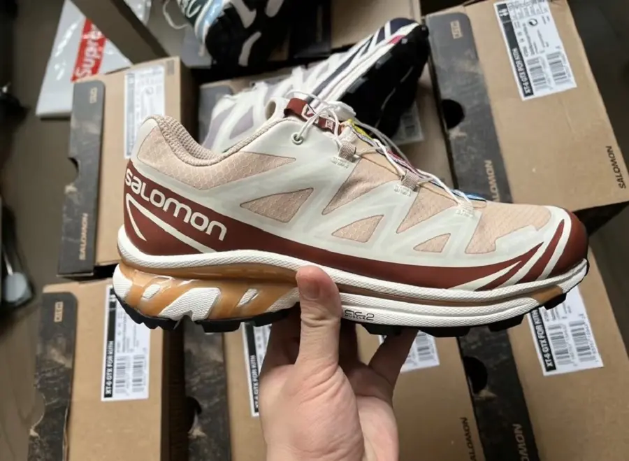 Giay Salomon x Kith XT-6 Gore-Tex 'Hazelnut' L47206700