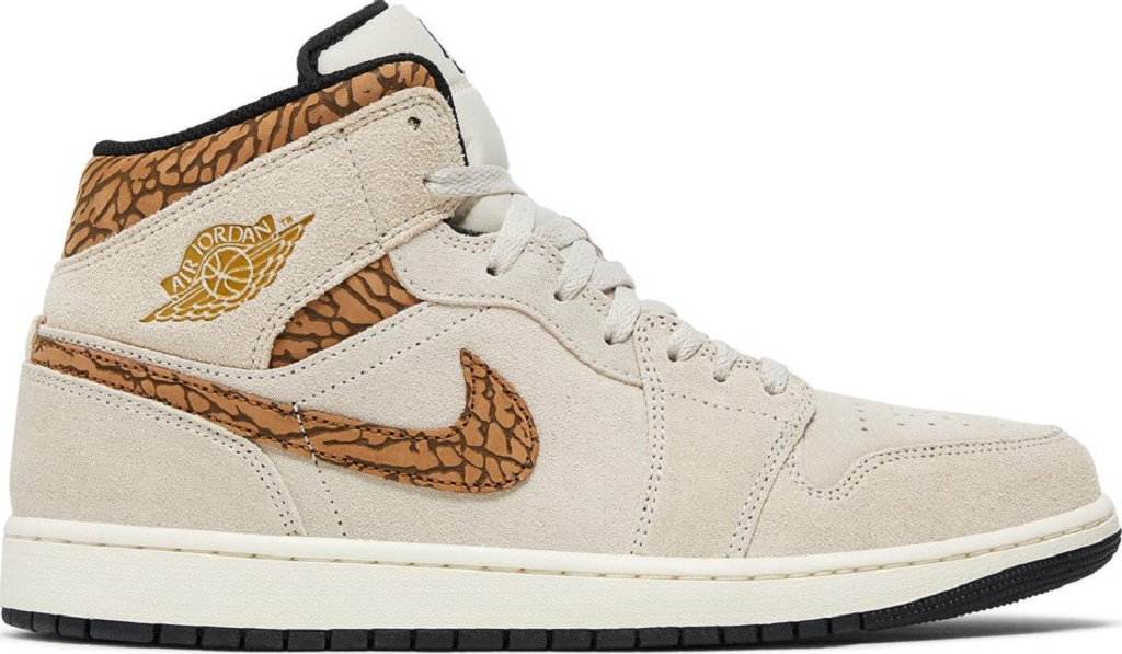 Giay Nike Air Jordan 1 Mid SE 'Brown Elephant' DZ4129-102