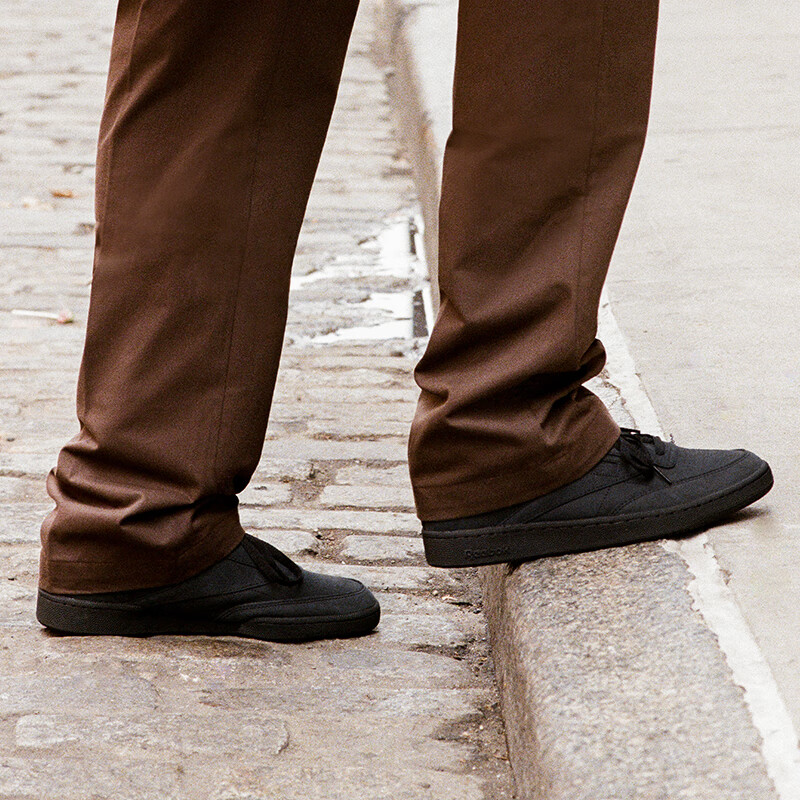 Giay Reebok x JJJJound Club C 85 'Triple Black' IG8240