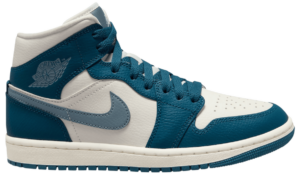 Giay Nike Air Jordan 1 Mid 'White Blue' BQ6472-414