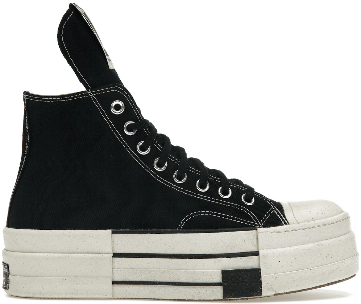 Giay Converse Rick Owens x Drkshdw Dbl Drkstar Chuck 70 High 'Black' A04954C