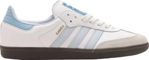 Giay Adidas Samba OG 'White Halo Blue' ID2055
