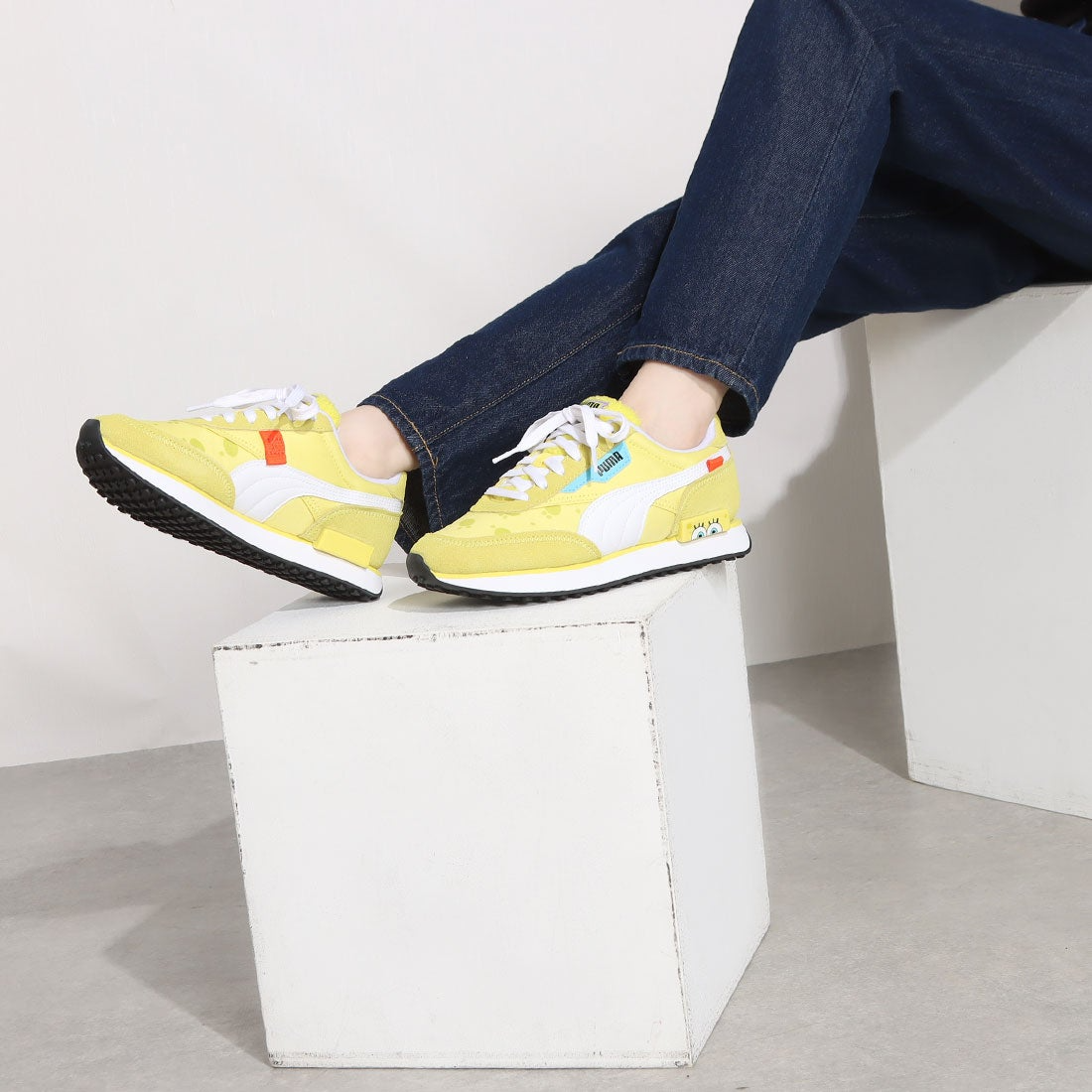 Giay Puma Future Rider x SquarePants 'SpongeBob' 391970-01