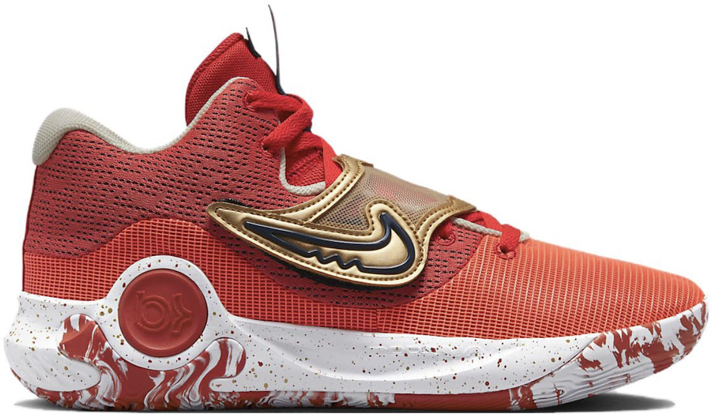 Giay Nike KD Trey 5 X 'University Red Metallic Gold' DD9538-600
