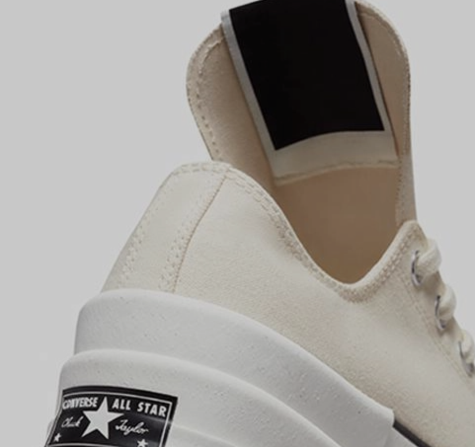 Giay Converse Rick Owens x Drkshdw Dbl Drkstar Chuck 70 Low 'Natural Ivory' A04955C