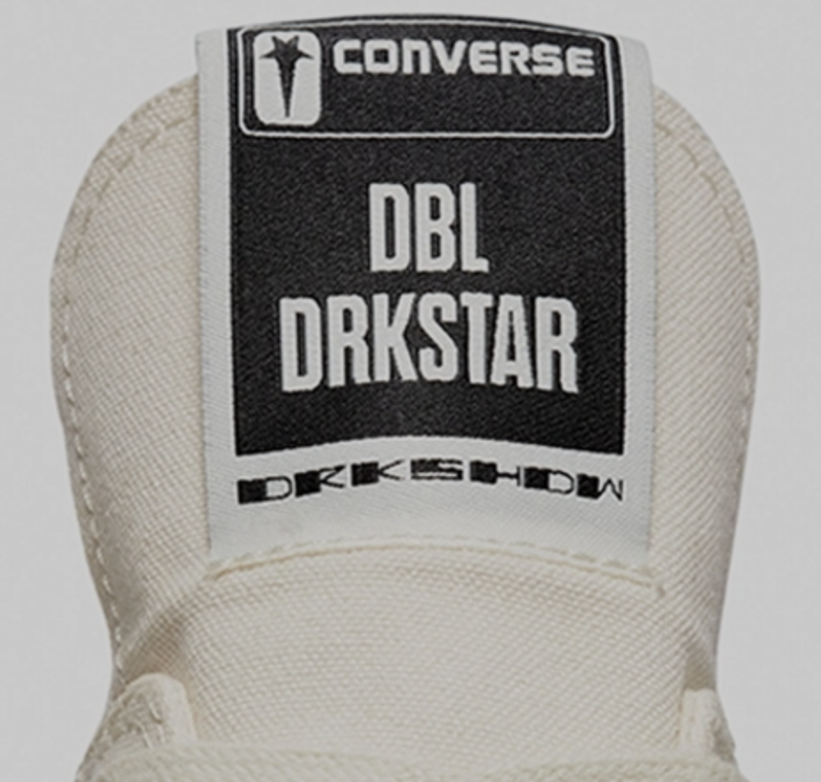 Giay Converse Rick Owens x Drkshdw Dbl Drkstar Chuck 70 Low 'Natural Ivory' A04955C