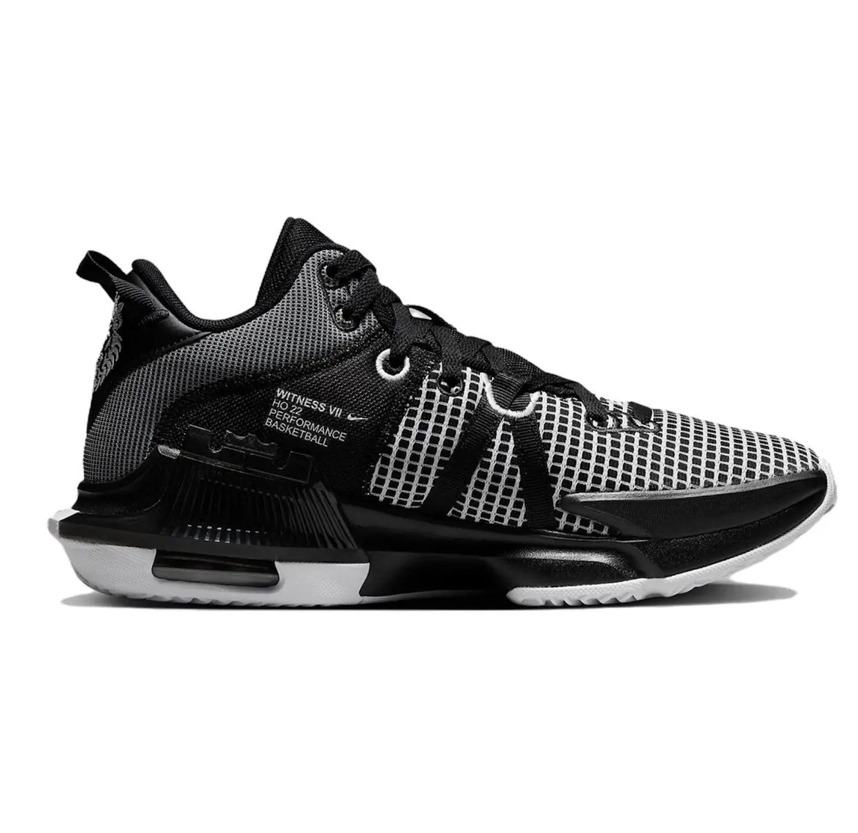 Giay Nike LeBron Witness 7 TB 'Black White' DZ3299-001