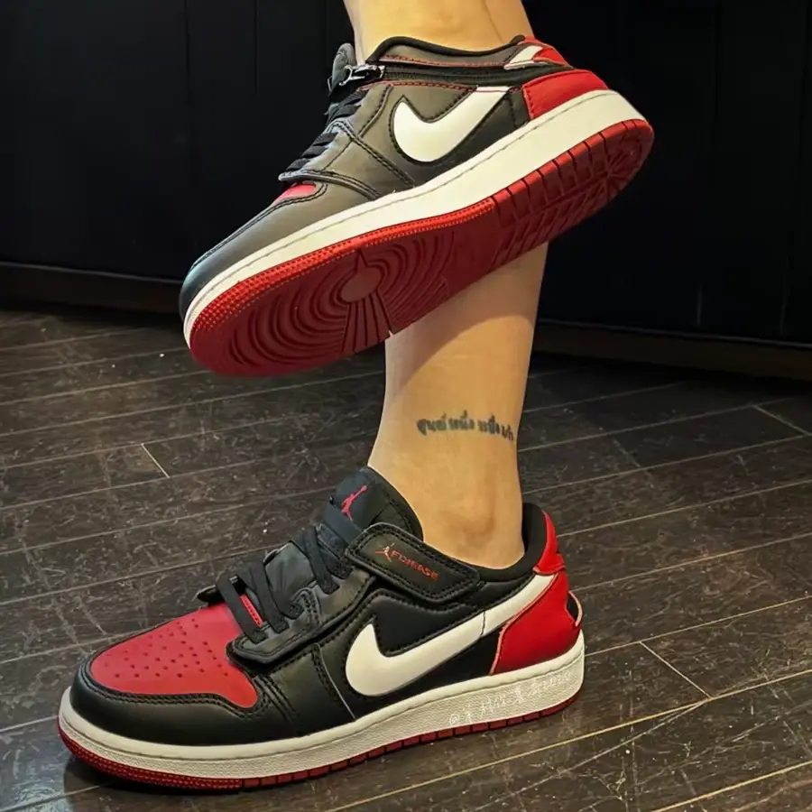 Giay Nike Air Jordan 1 Low FlyEase 'Alternate Bred Toe' DM1206-066