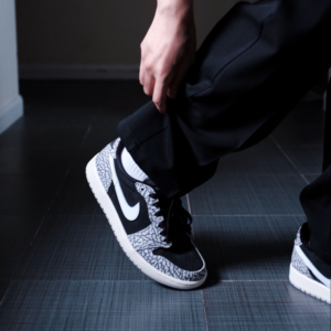 Giay Nike Air Jordan 1 Retro Low OG GS 'Black Cement' CZ0858-001