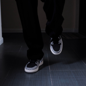 Giay Nike Air Jordan 1 Retro Low OG GS 'Black Cement' CZ0858-001