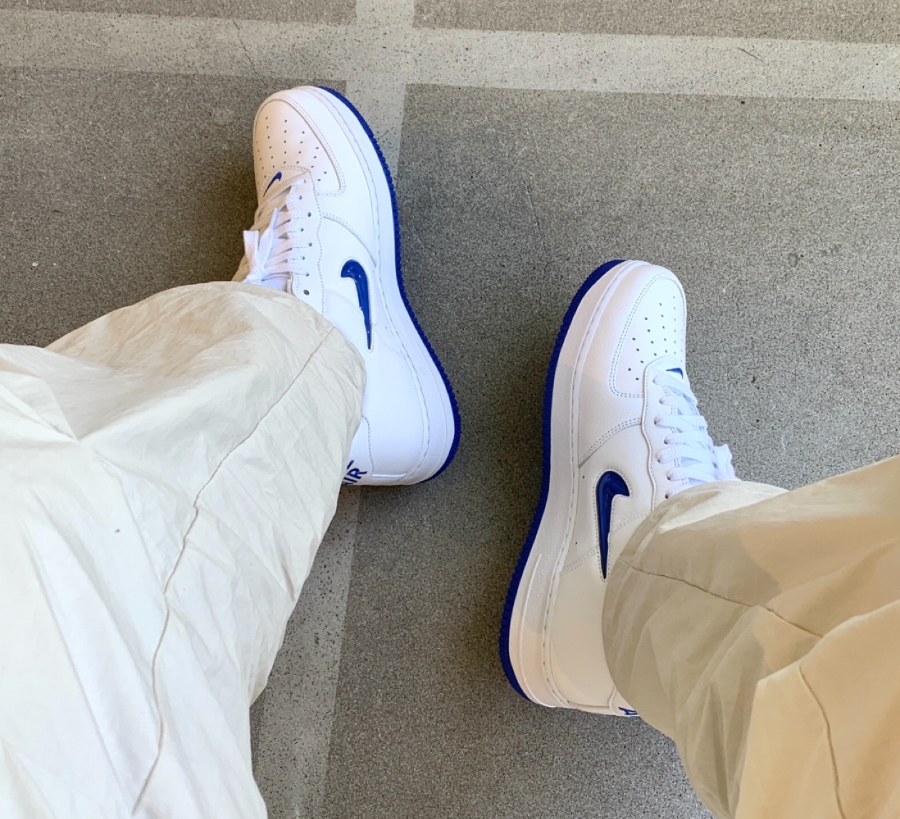 Giay Nike Air Force 1 Jewel 'White Hyper Royal' FN5924-102
