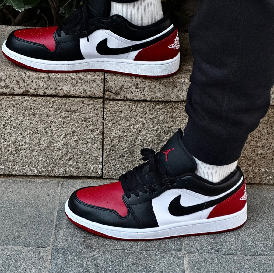 Giay Nike Air Jordan 1 Low 'Bred Toe' 553558-161