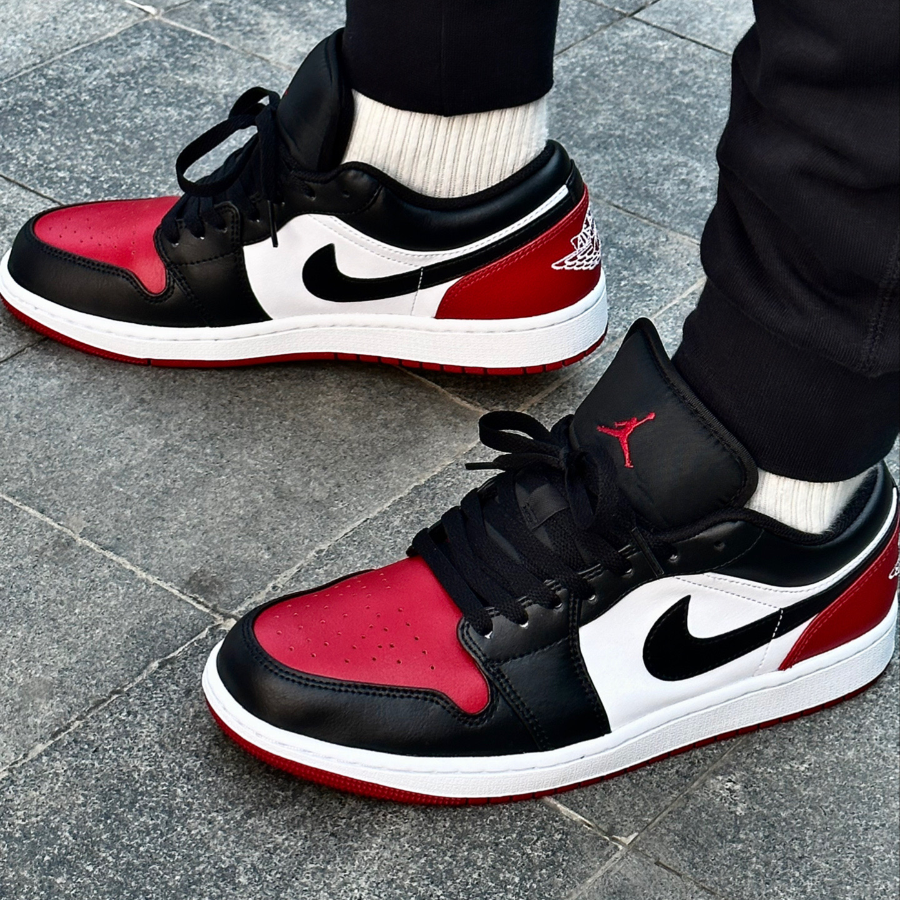 Giay Nike Air Jordan 1 Low 'Bred Toe' 553558-161