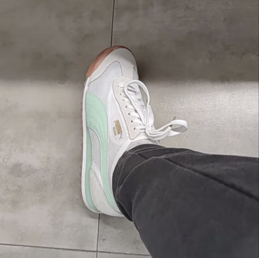 Giay Puma Roma OG 'White Mist Green' 387241-02