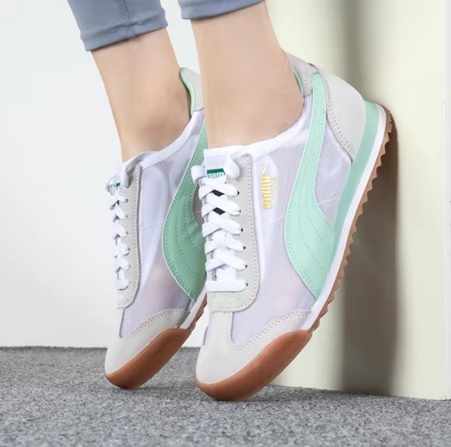 Giay Puma Roma OG 'White Mist Green' 387241-02