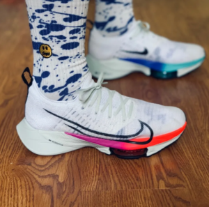 Giay Nike Air Zoom Turbo Flyknit 'White Violet' CJ2102-100