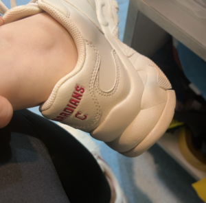 Giay MLB Big Ball Chunky 'Beige Red' 3ASHBCW3N-45WHS