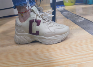 Giay MLB Big Ball Chunky 'Beige Red' 3ASHBCW3N-45WHS