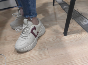 Giay MLB Big Ball Chunky 'Beige Red' 3ASHBCW3N-45WHS