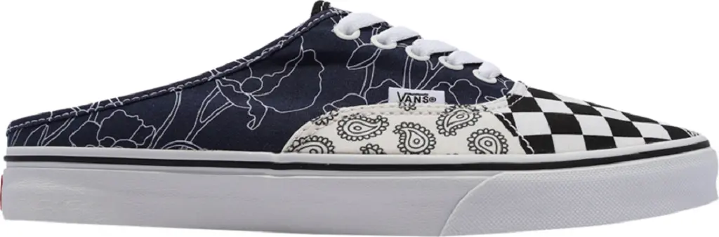 Giay Vans Authentic Mule 'Pattern Mix Dress Blues' VN0A54F76UW