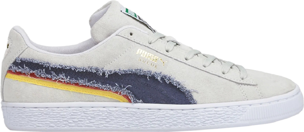 Giay Puma Suede 'White Peacoat' 383798-01