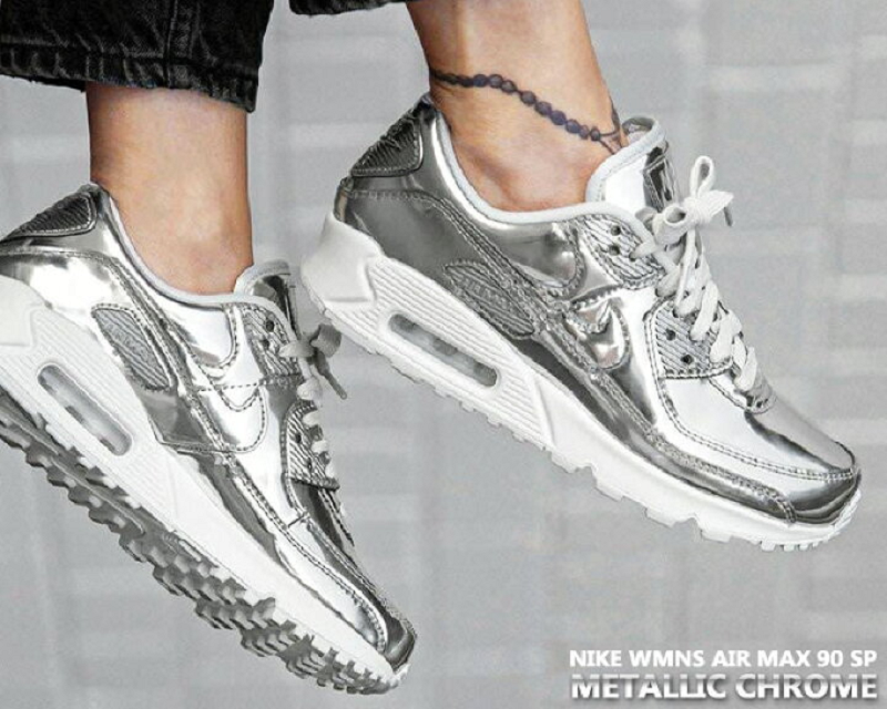 Giay Nike Air Max 90 'Metallic Pack Chrome' CQ6639-001