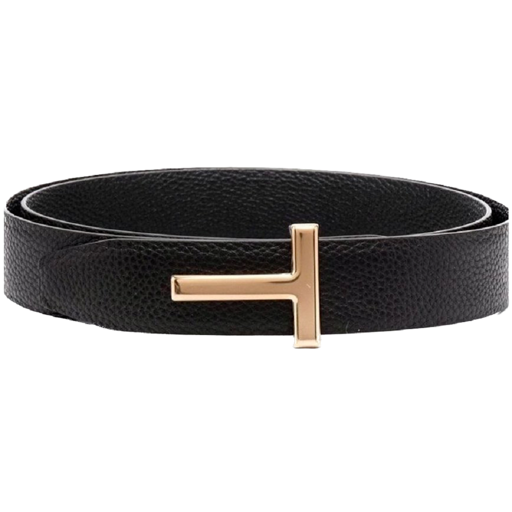 That Lung Tom Ford T Buckle Reversible Belt 'Black' TB224T-C7906