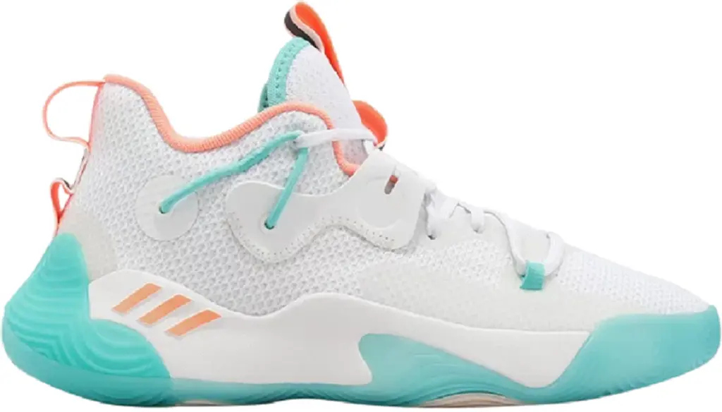 Giay Adidas Harden Stepback 3 'White Aqua' GW4215
