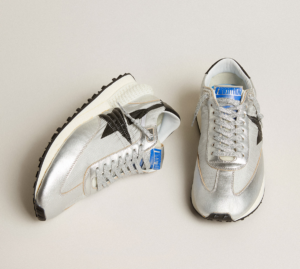 Giay Golden Goose Black Star 'Silver' GMF00684-F005667-60246
