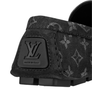 Giay Louis Vuitton LV Driver Moccasin 'Black' 1ABF4Z