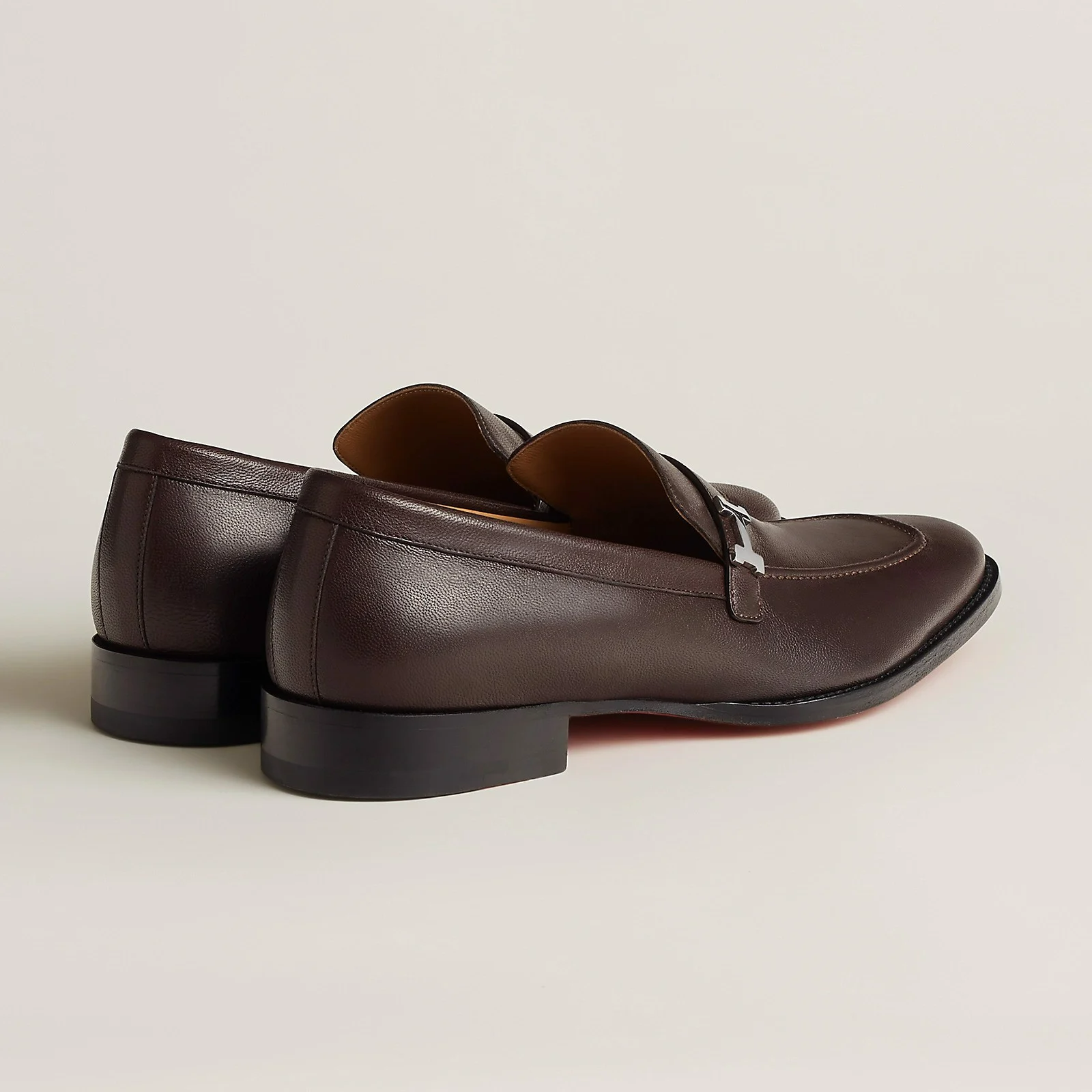 Giay Hermes Guido Loafer 'Marron Ebene' H231993ZAME395