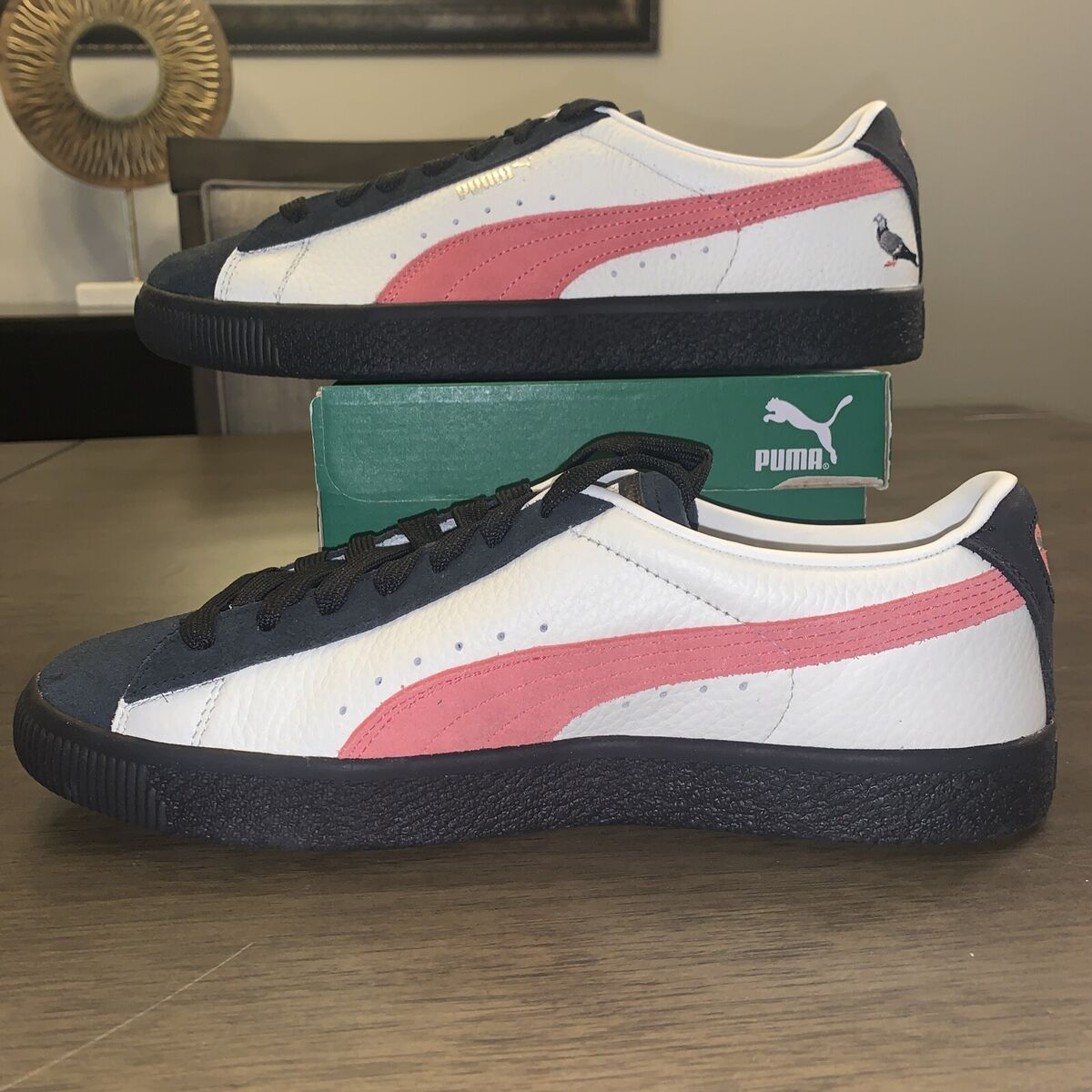 Giay Puma Suede x atmos x Jeff Staple 'Pigeon Crow' 390478-01