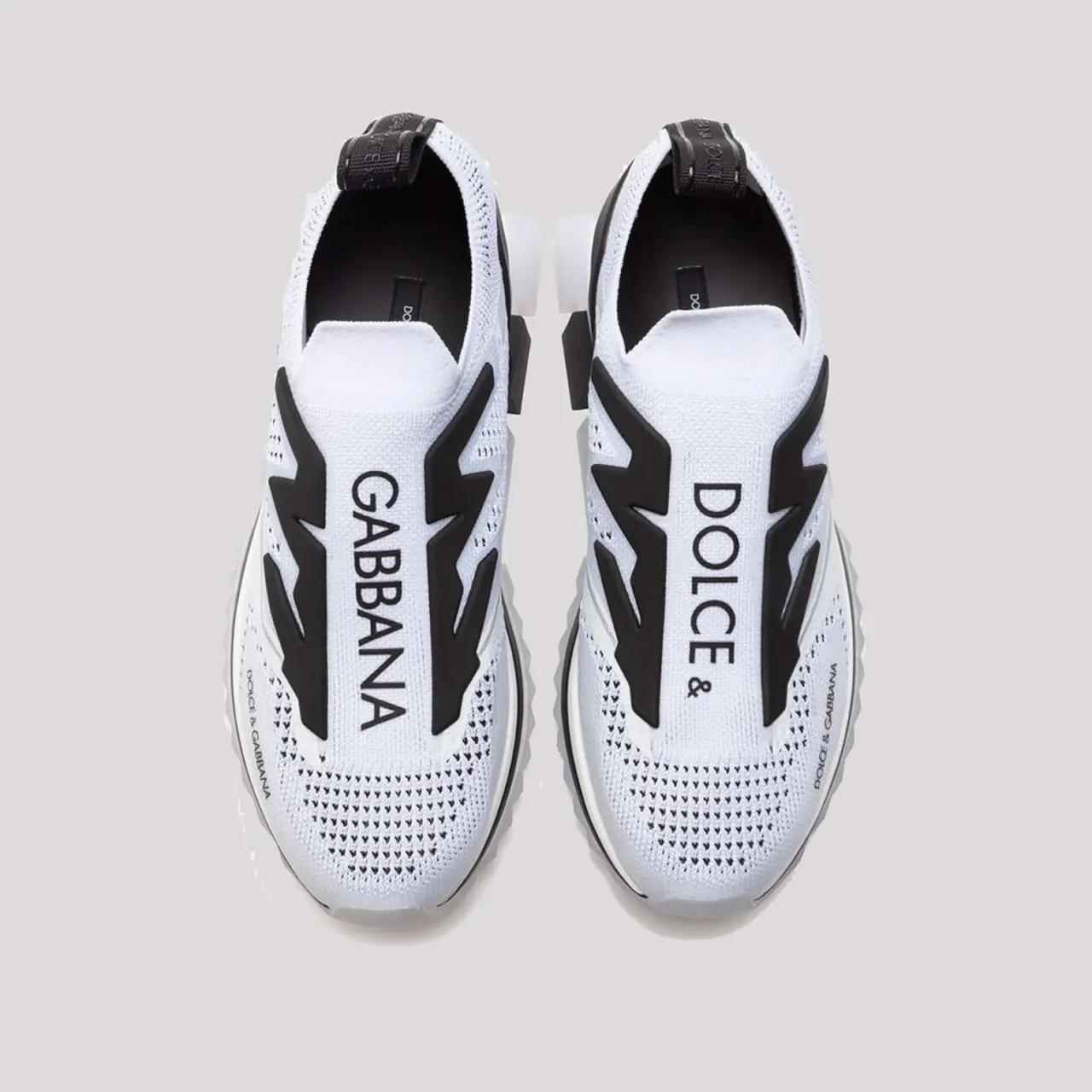Giay Dolce & Gabbana Stretch Mesh Sorrento 'White' CS1283AW47889697