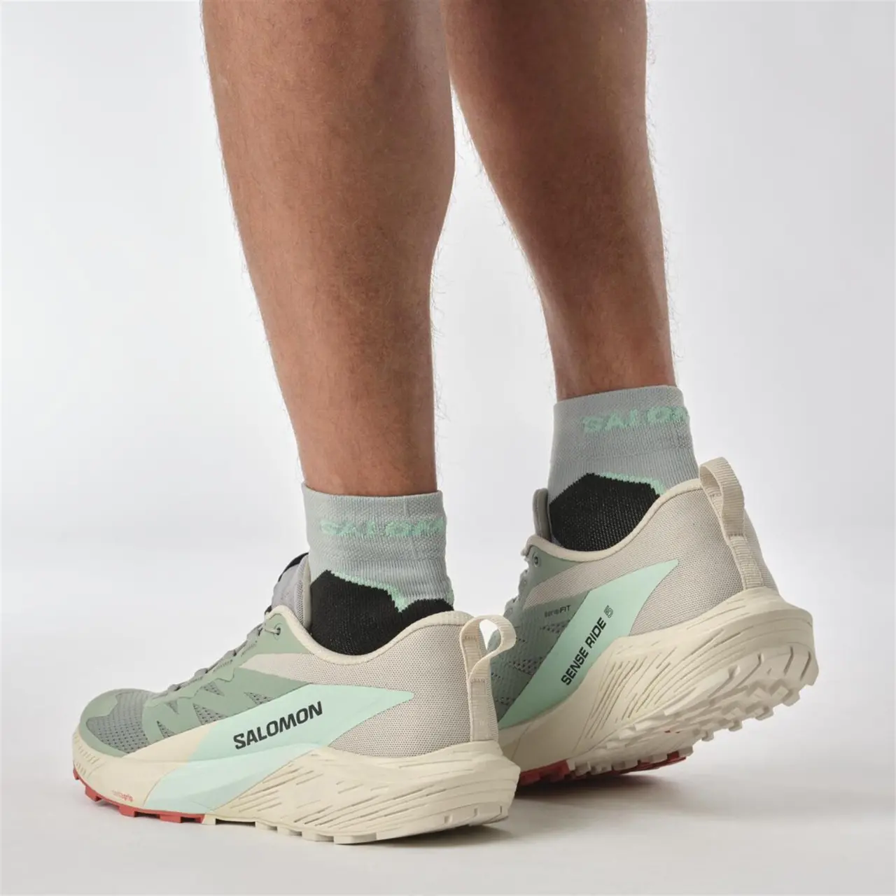 Giay Salomon Sense Ride 5 Womens Trail 'Aqua' L47212300