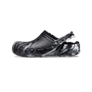 Dep Crocs Baya Lined Marbled Clog 'Black White' 208333-0C4
