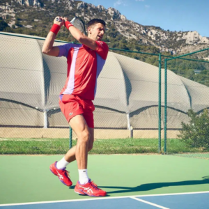 Giay Asics Court FF 3 'Red White' 1041A361-600