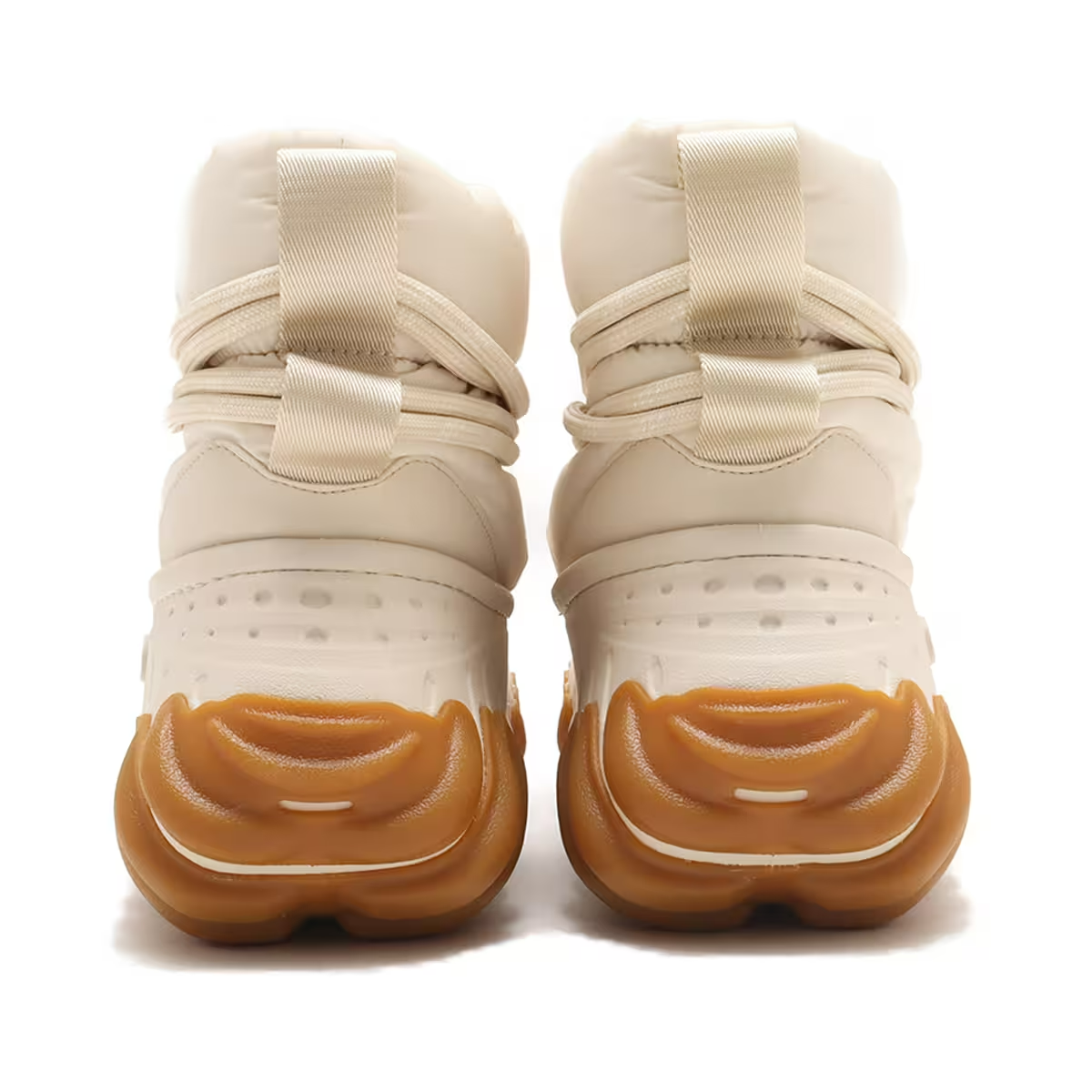 Giay Crocs Echo Boot Stucco 'Cream White' 208716-160