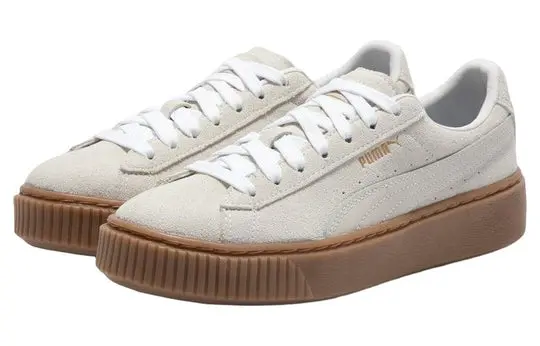 Giay Puma Suede Platform Core 'Whisper White Black' 392135-01
