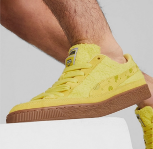 Giay Puma x Spongebob Suede 'Yellow' 391008-01