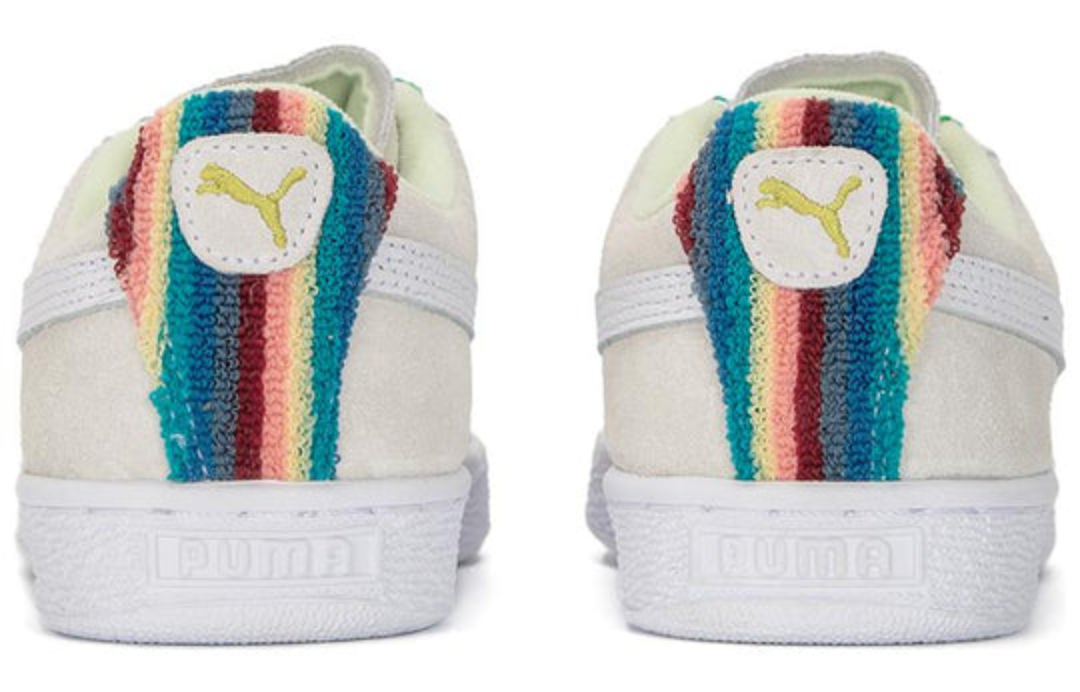 Giay Puma Suede Classic Just For Fun 'White Green' 390503-01