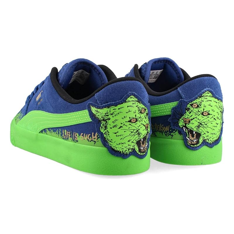 Giay Puma Suede Skate x Hirotton 'Blue Green' 389991-01