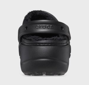 Dep Crocs Baya Platform Lined Clogs 'Black' 208708-001