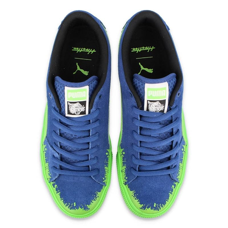 Giay Puma Suede Skate x Hirotton 'Blue Green' 389991-01