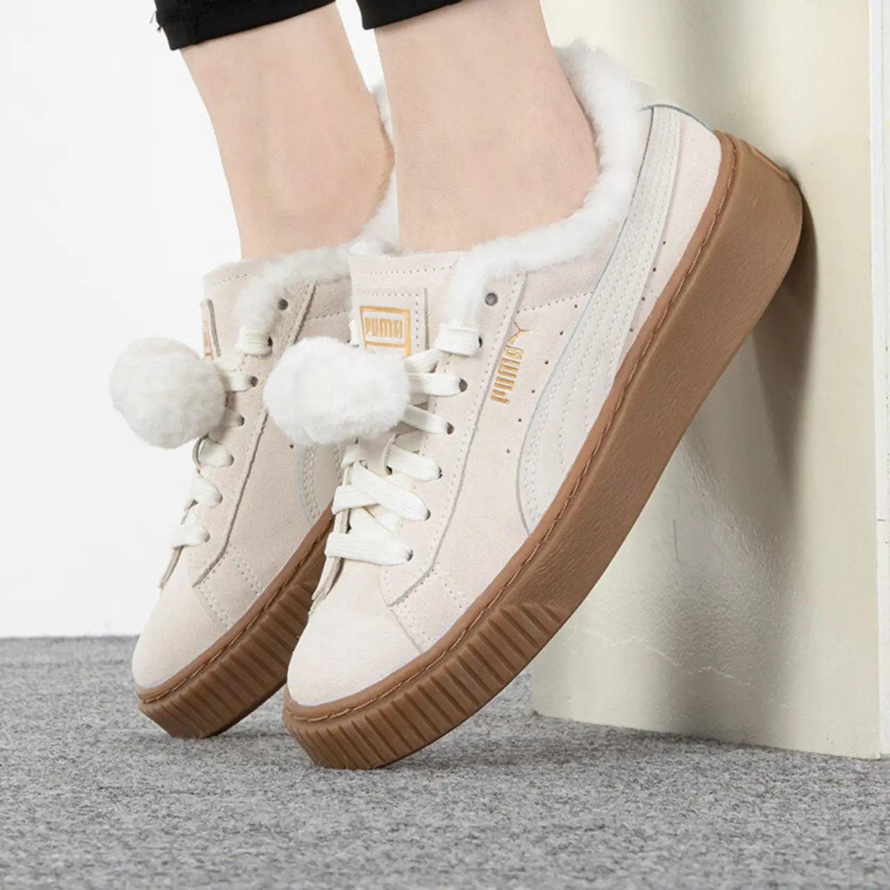 Giay Puma Suede 'Plarfrm Artica' 392193-01