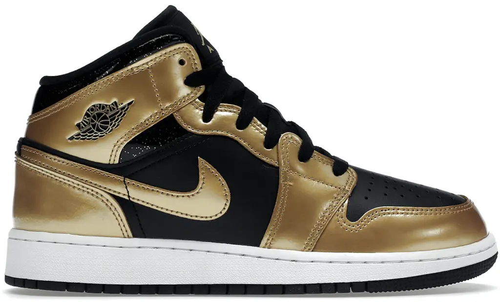 Giay Nike Air Jordan 1 Mid SE 'Metallic Gold Black' DR6967-071